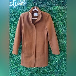 Old Navy Women's tan coat wool blend